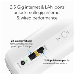 NETGEAR Orbi 370 Series Dual-Band WiFi 7 Mesh Network System for Home (RBE373) – BE5000