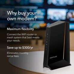 NETGEAR Nighthawk DOCSIS 3.1 Mid/high-Split Cable Modem (CM3000-1AZNAS)