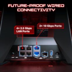 TP-Link Tri-Band BE19000 Wi-Fi 7 Gaming Router Archer GE800 | 12-Stream