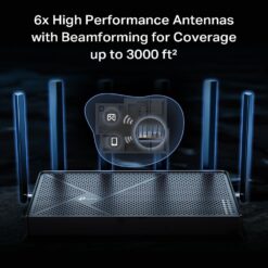 TP-Link Archer BE12000 | Tri-Band Wi-Fi 7 Router | Includes Latest 6GHz Wi-Fi Band | New Wi-Fi 7 Features (Archer BE670)