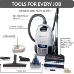 Prolux Phantom Canister PET Vacuum Cleaner, Wessel Werk EBK250 Power Nozzle