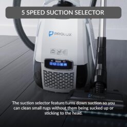 Prolux Phantom Canister PET Vacuum Cleaner, Wessel Werk EBK250 Power Nozzle