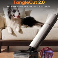 DREAME Aero Pro Wet Dry Vacuum Mop, Ultra-Slim with Hot Self-Cleaning/Self-Drying, 0 Hair Tangle Great