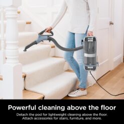 Shark Performance Powered Lift-Away Upright Vacuum, Ultra-Powerful Suction, Nordic Blue, UV2500
