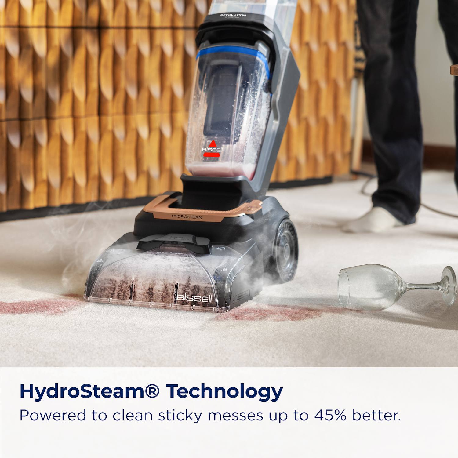 BISSELL Revolution HydroSteam Carpet Cleaner (4120)