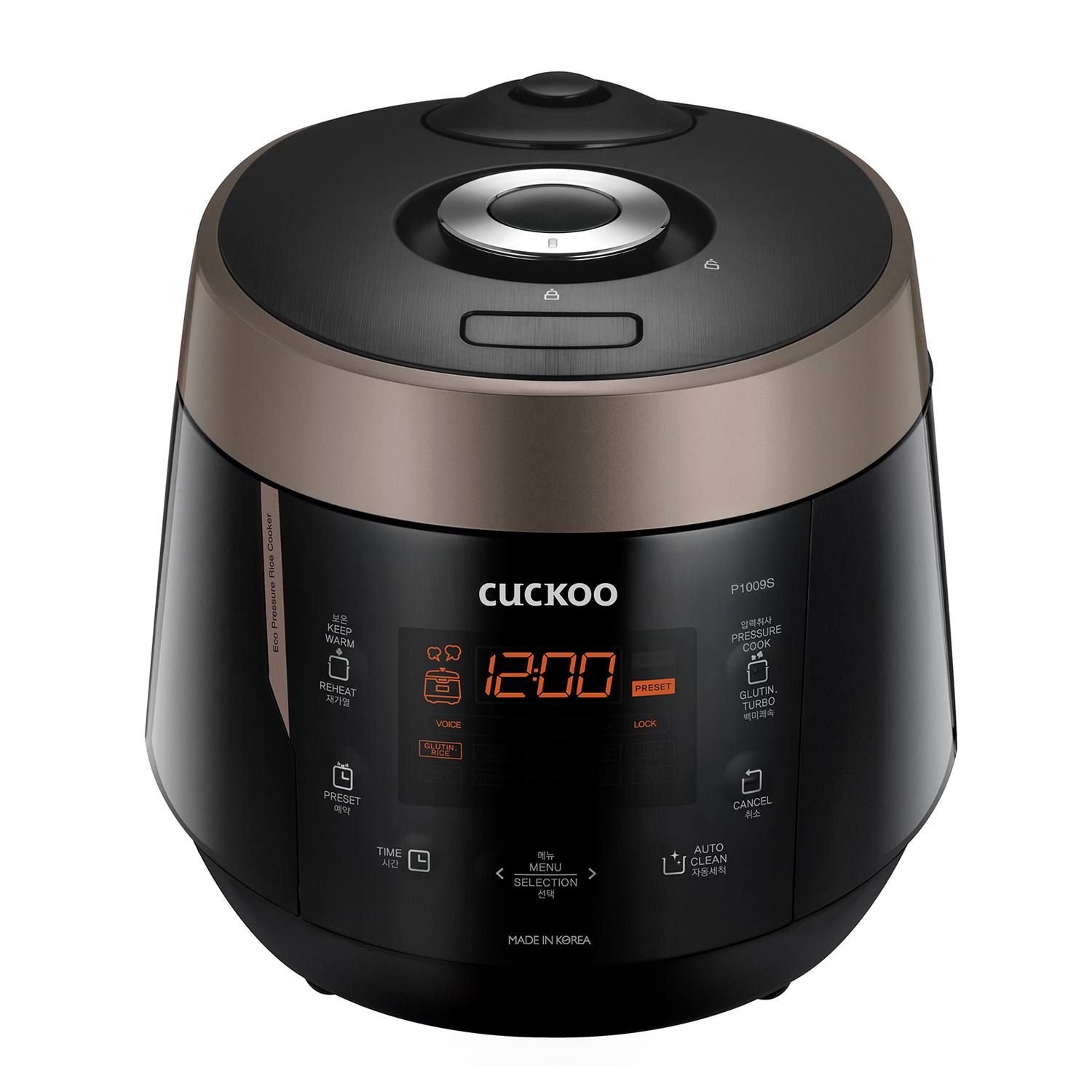 CUCKOO 10-Cup HP Pressure Rice Cooker - Black