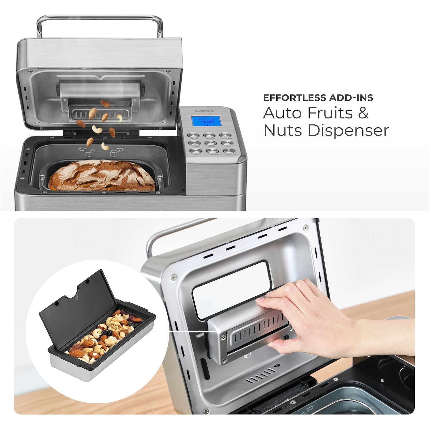 CUCKOO 2-lb. Multifunctional Bread Maker