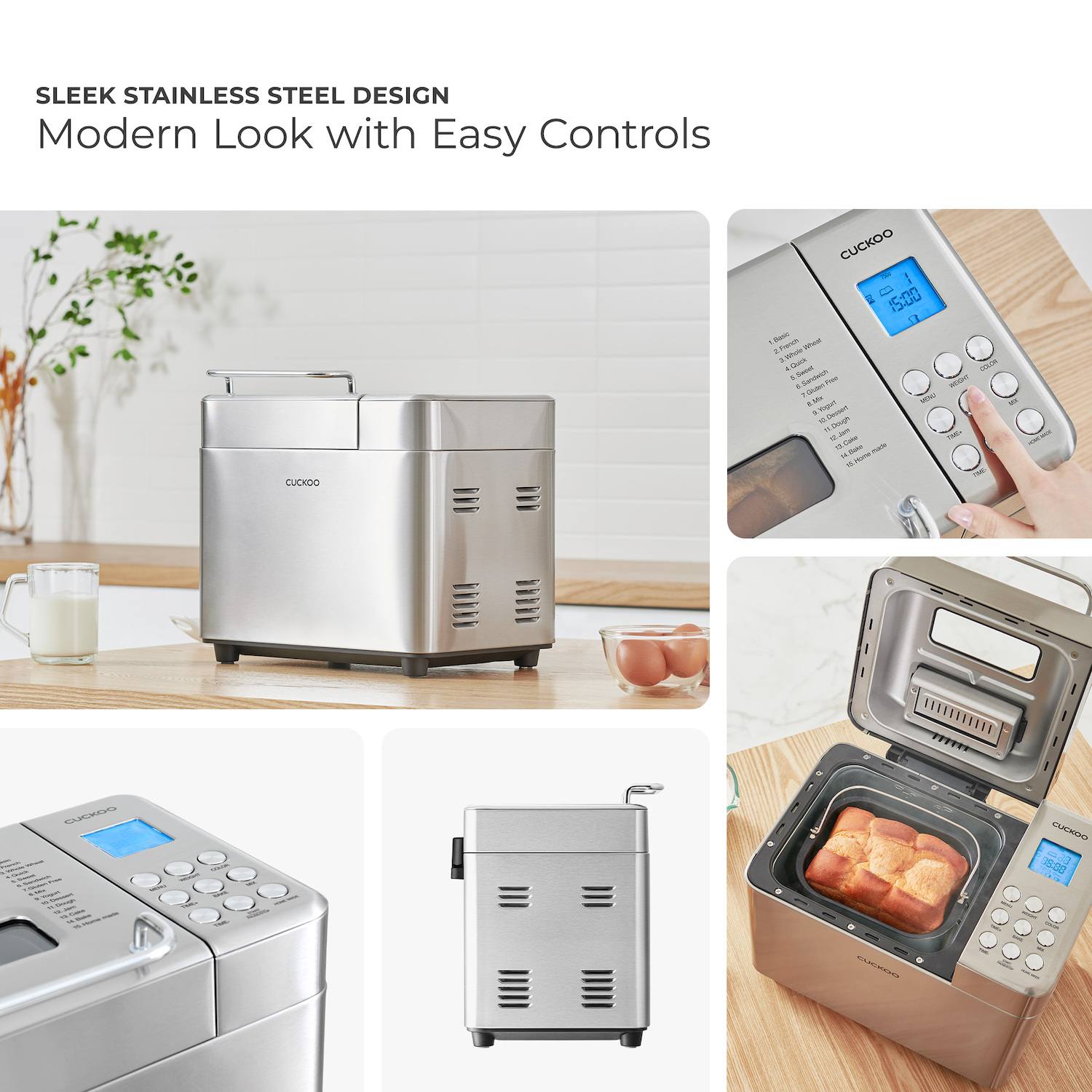 CUCKOO 2-lb. Multifunctional Bread Maker