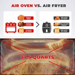 CUCKOO Stainless Steel Air Fryer Toaster Oven with Grill