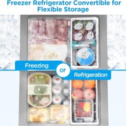 Midea MERC04C4BAWW Chest Freezer, 3.5 Cubic Feet Freezer, White