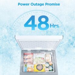 Midea MERC07C4BAWW Chest Freezer, 7.0 Cubic Feet Freezer, White