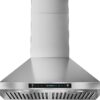 IKTCH 30-inch Wall Mount Range Hood 900 CFM Ducted/Ductless Convertible, Kitchen Chimney Vent Stainless Steel