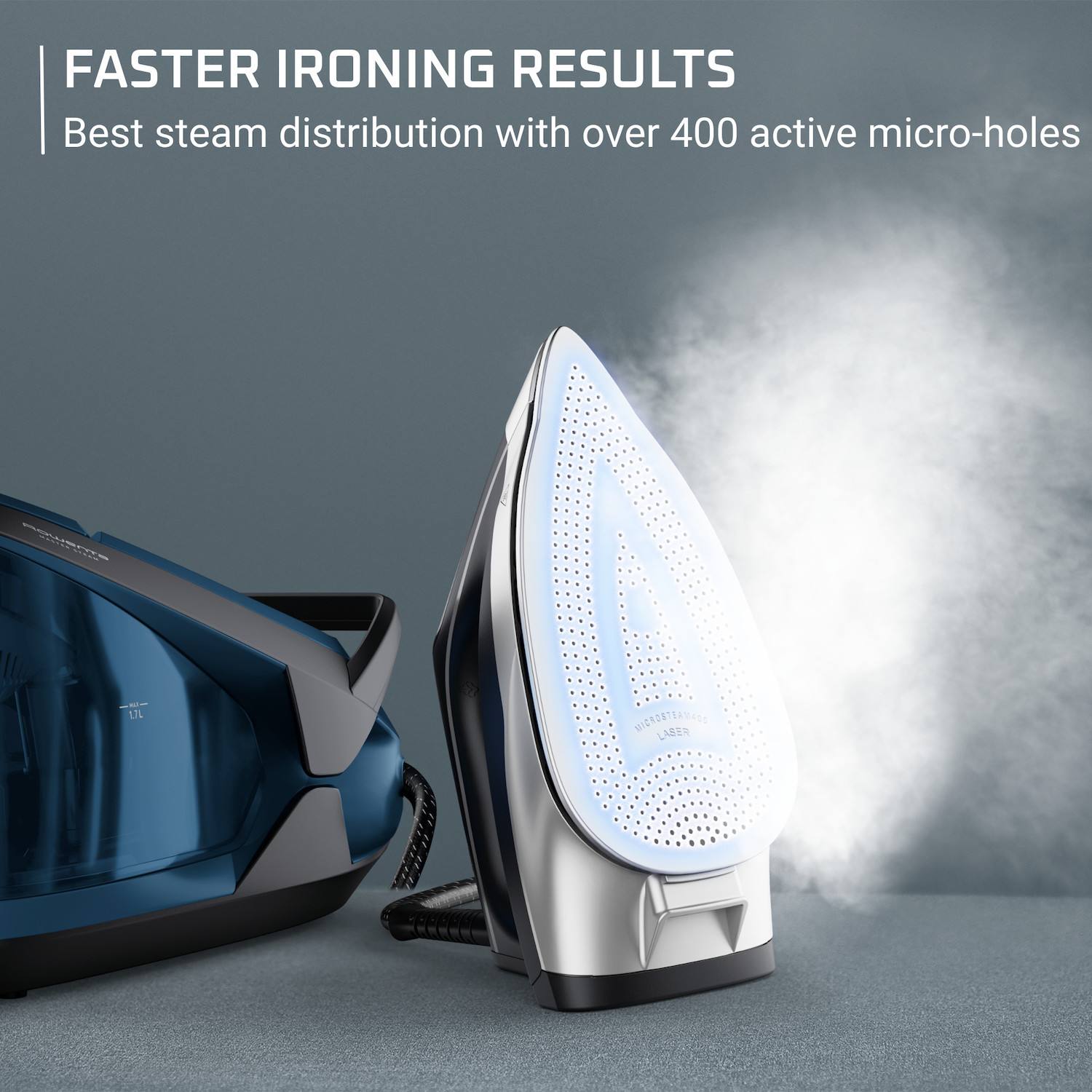 Rowenta Master Steam Station with Built-In Pump Technology