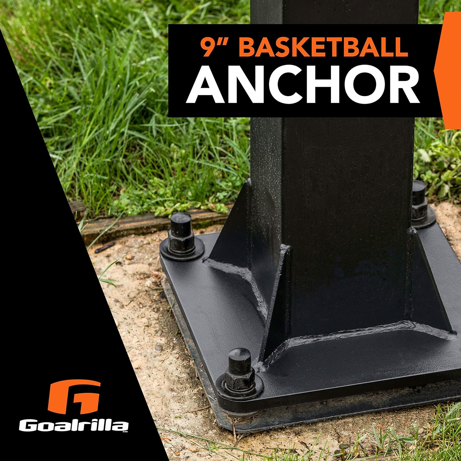 Goalrilla 9" Basketball Anchor System Installs In-Ground and Allows Goalrilla Hoop to Move with You