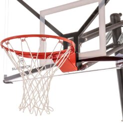 Silverback Deluxe Breakaway Rim with Nylon Net Compatible with Silverback NXT and Goaliath GoTek In-Ground and Wall-Mounted Basketball Hoops