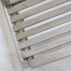 Cambridge Casual Maine 48-in W x 34-in H Weathered Gray Teak Garden Bench