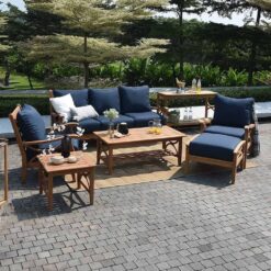 Cambridge Casual Chester Square Outdoor End Table 22-in W x 22-in L