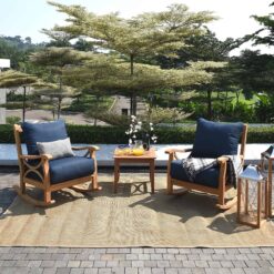 Cambridge Casual Chester Square Outdoor End Table 22-in W x 22-in L