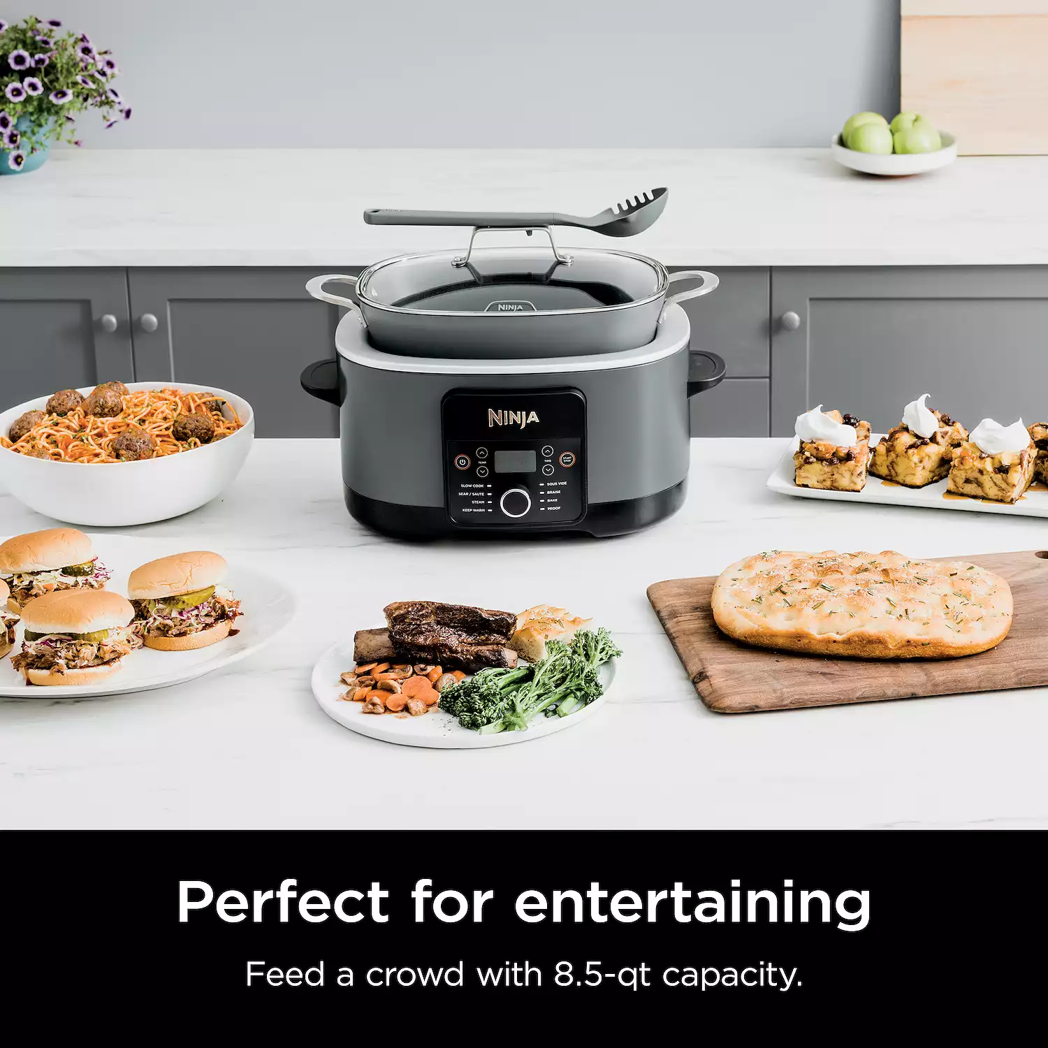 Ninja Foodi 8.5-qt. PossibleCooker PRO Multi-Cooker - Gray
