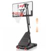 IGL Basketball Hoop Outdoor, Height Adjustable 5.3-10 FT, Portable Basketball Goal with Shatterproof Backboard
