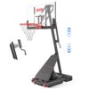IGL Basketball Hoop Outdoor, Height Adjustable 5.3-10 FT, Portable Basketball Goal with Shatterproof Backboard for Kids Teens Adults, Backyard Driveway