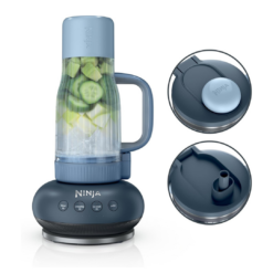 Ninja Blendboss Personal Blender for Smoothies & Frozen Drinks, 26oz Travel Tumbler, Cyberspace, DB351CY