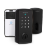 Kwikset Halo Select Plus Wi-Fi + Matter + Apple Home Keys Compatible Matte Black Smart Wi-Fi and Touchscreen Electronic Deadbolt Lock ft. SmartKey Security