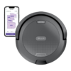 Shark Navigator Robot Vacuum with SmartPath Navigation and Self-Cleaning Brushroll, Powerful Suction, Pet Hair Pickup, Anti-Hair Wrap, for Carpets & Hard Floors, Steel Grey, RV2110
