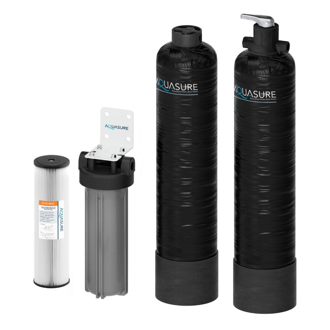 AQUASURE Serene Series Whole house filtration Triple-Stage 10-GPM 25 Micron