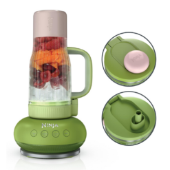 Ninja Blendboss Personal Blender for Smoothies & Frozen Drinks, 26oz Travel Tumbler, Watermelon Bubble Gum, DB351GN