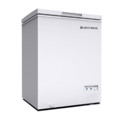 West Bend Chest Freezer with Adjustable Temperature Control, Free-Standing, 5-Cu.Ft, White
