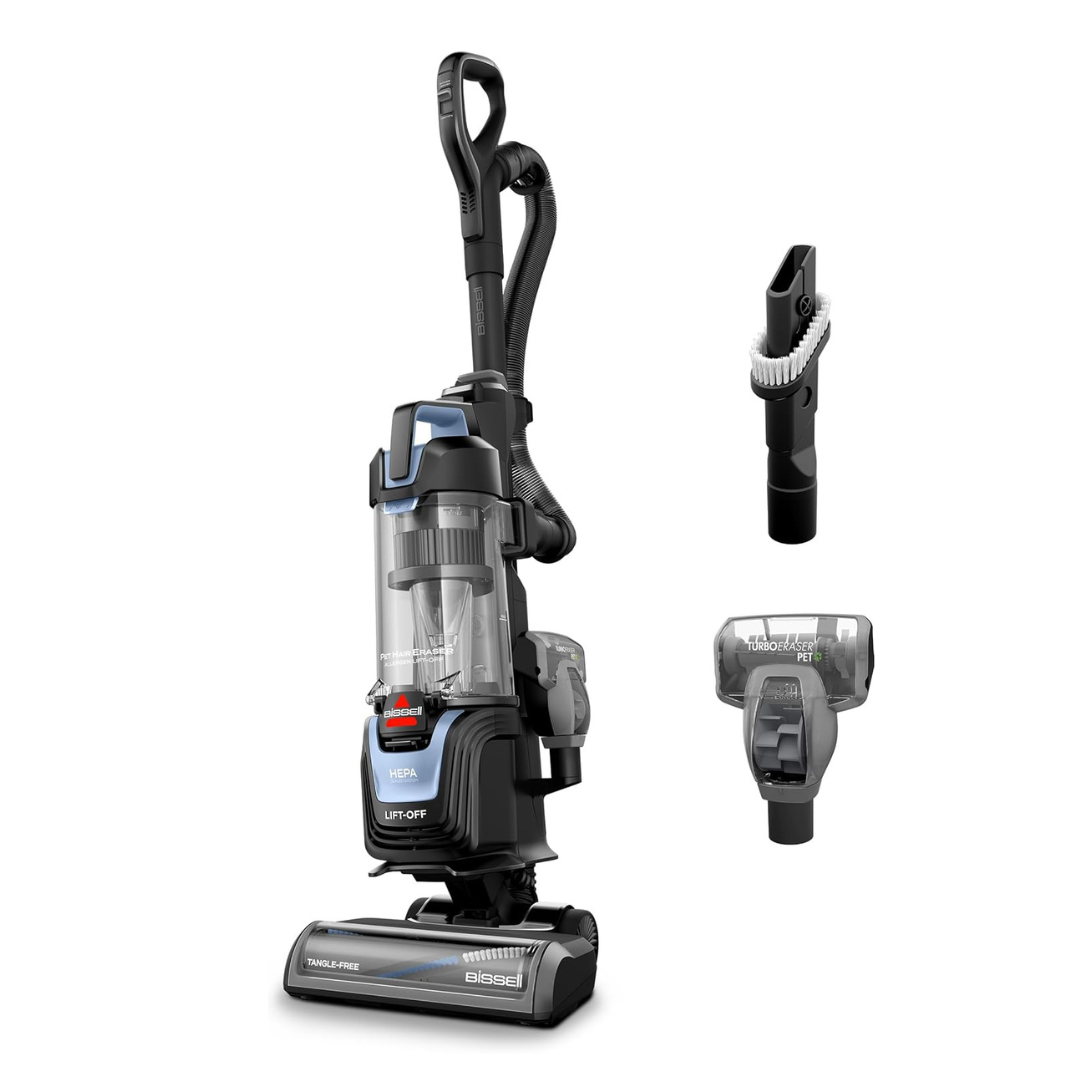 Bissell Pet Hair Eraser Allergen Lift-Off with Powerful Suction, HEPA, Tangle-Free Brush Roll, 39883