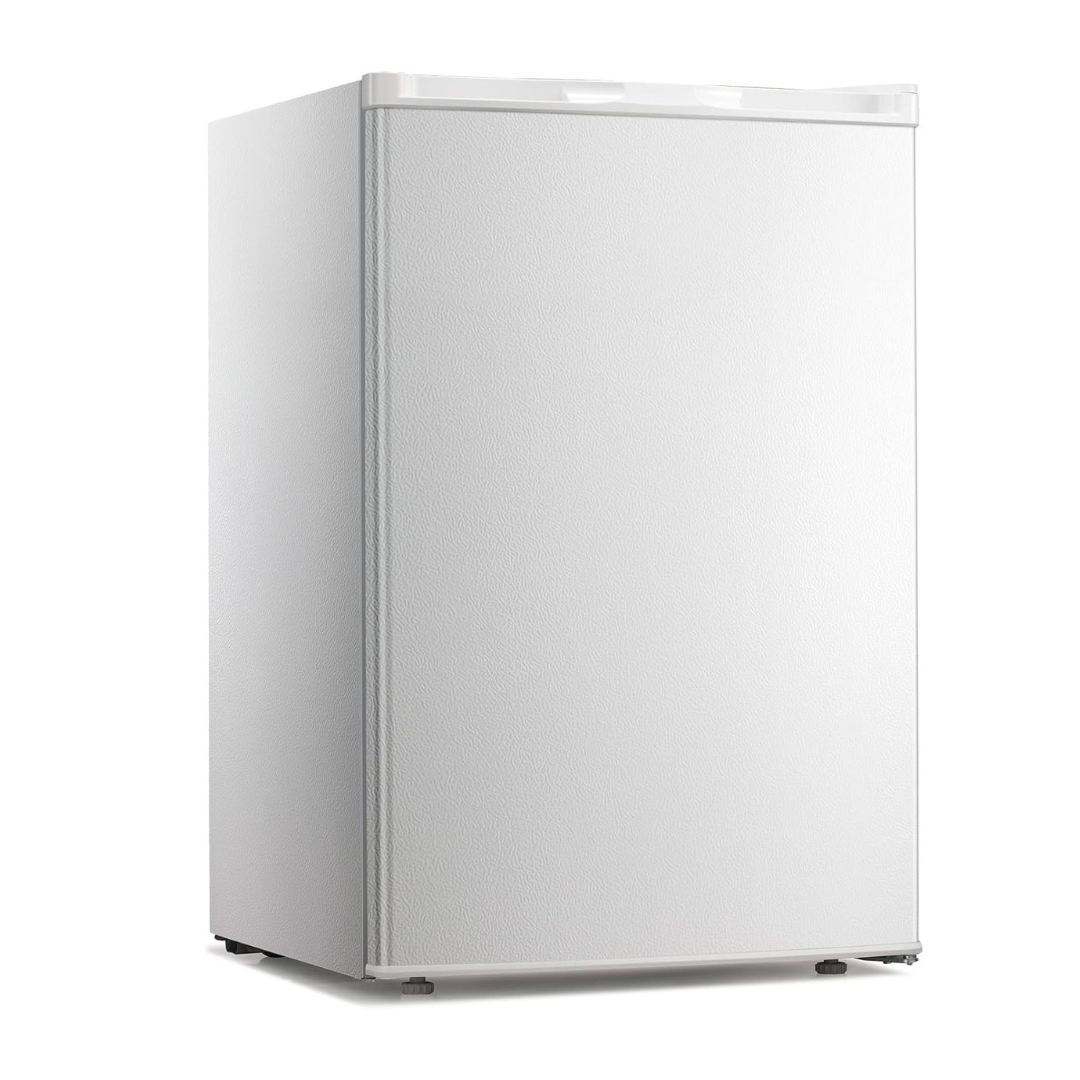 Kismile Upright Freezer,3.0 Cu.ft Mini Freezer (White)