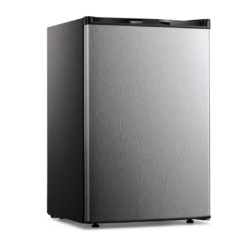 Kismile Small Freezer Upright, 3.0 Cu.ft Mini Freezer (Stainless Steel)