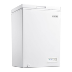 Igloo 3.5 Cu Ft. Upright Deep Freezer Chest- Deep Freezer with Quick Freezing System & Adjustable Thermostat