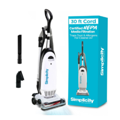 Simplicity Vacuums Allergy Bagged Vacuum Cleaners for Home, Carpet, Rugs, and Hardwood, S20EZM