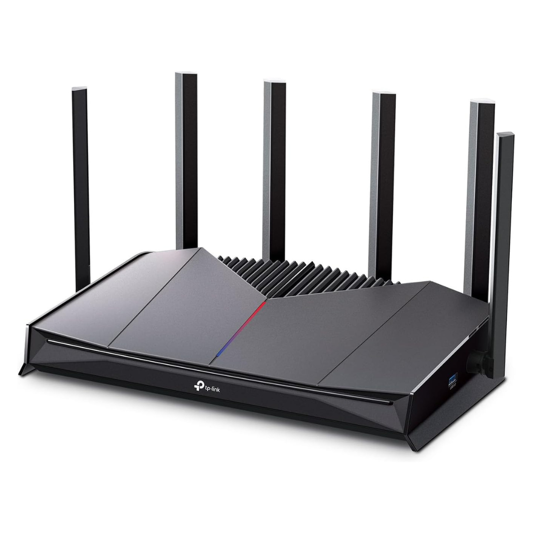 TP-Link Dual-Band BE6500 WiFi 7 Gaming Router Archer GE400 | 6-Stream 6.5 Gbps | 2 x 2.5G + 3 x 1G