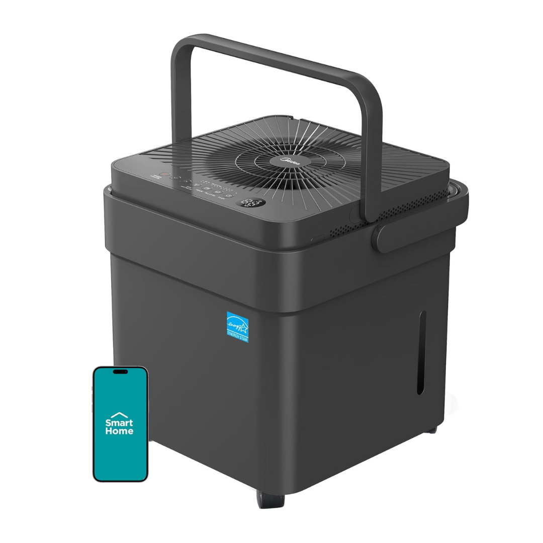 Midea Cube 35 Pint Dehumidifier for Basement and Rooms at Home for up to 3,500 Sq. Ft.
