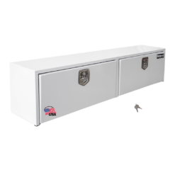 Buyers Products 88-in x 13-in x 16-in White Steel Top mount Truck Tool Box
