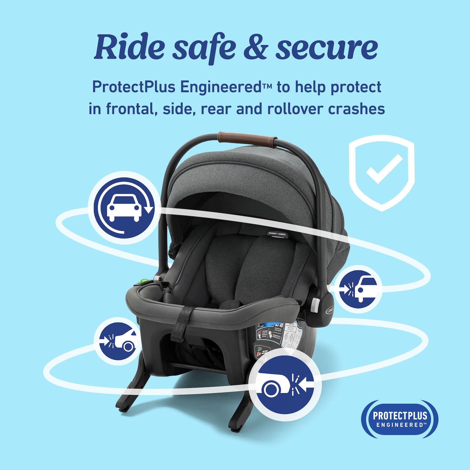 Graco GoMax Baseless Infant Car Seat with Insta-Install Rigid LATCH