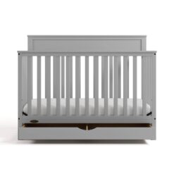 Graco Shiloh Convertible Crib with Drawer - Pebble Gray