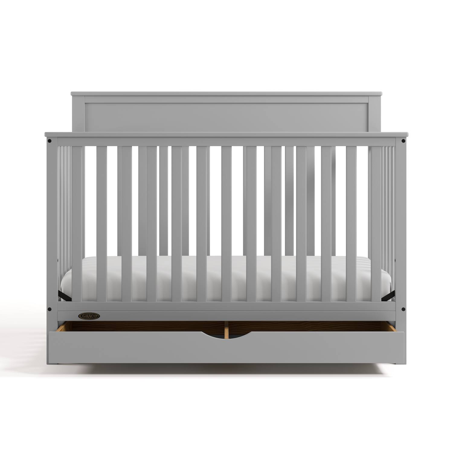 Graco Shiloh Convertible Crib with Drawer - Pebble Gray