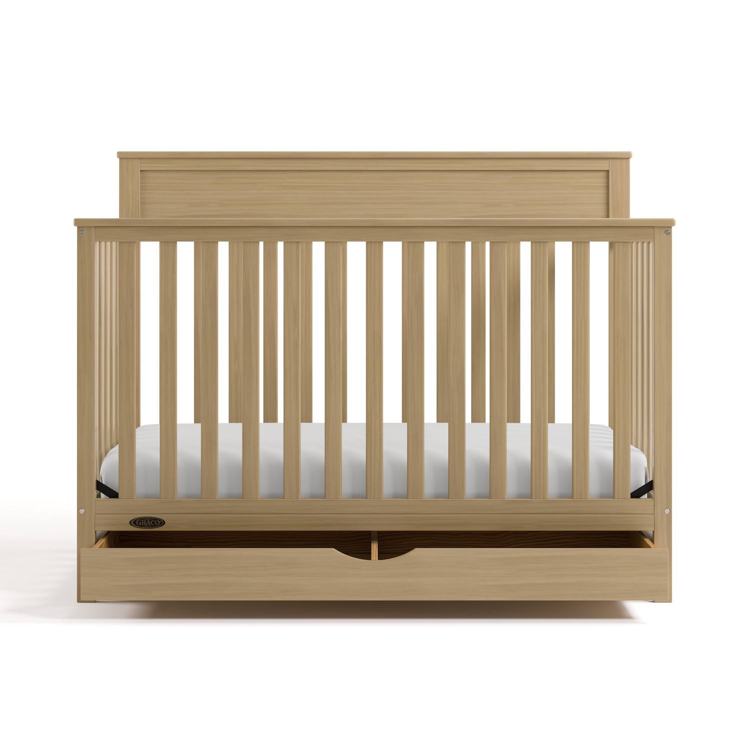 Graco Shiloh Convertible Crib with Drawer - Driftwood