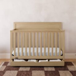 Graco Shiloh Convertible Crib with Drawer - Driftwood