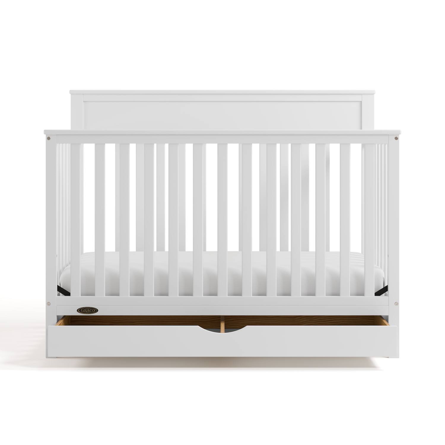 Graco Shiloh Convertible Crib with Drawer - White