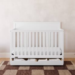 Graco Shiloh Convertible Crib with Drawer - White