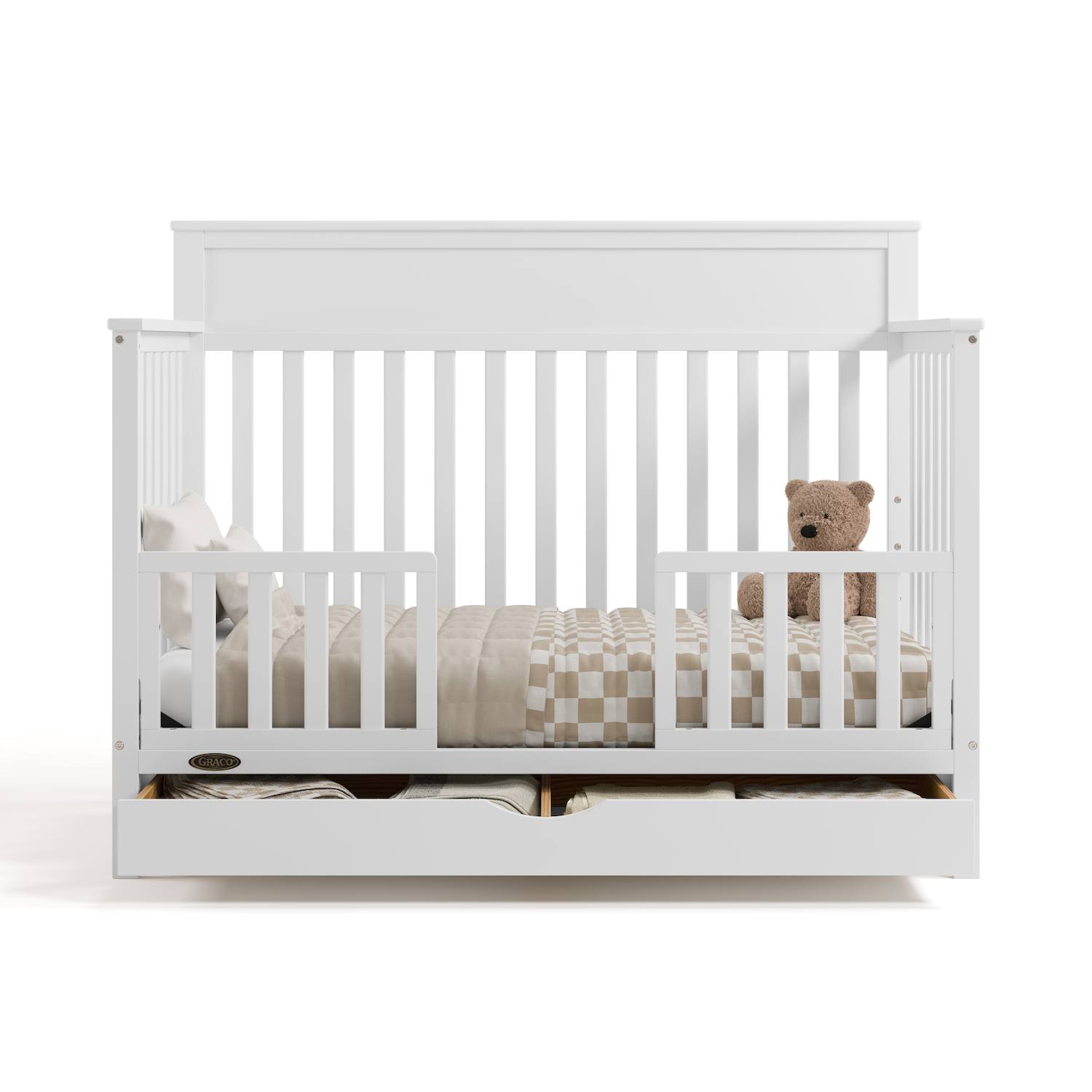 Graco Shiloh Convertible Crib with Drawer - White