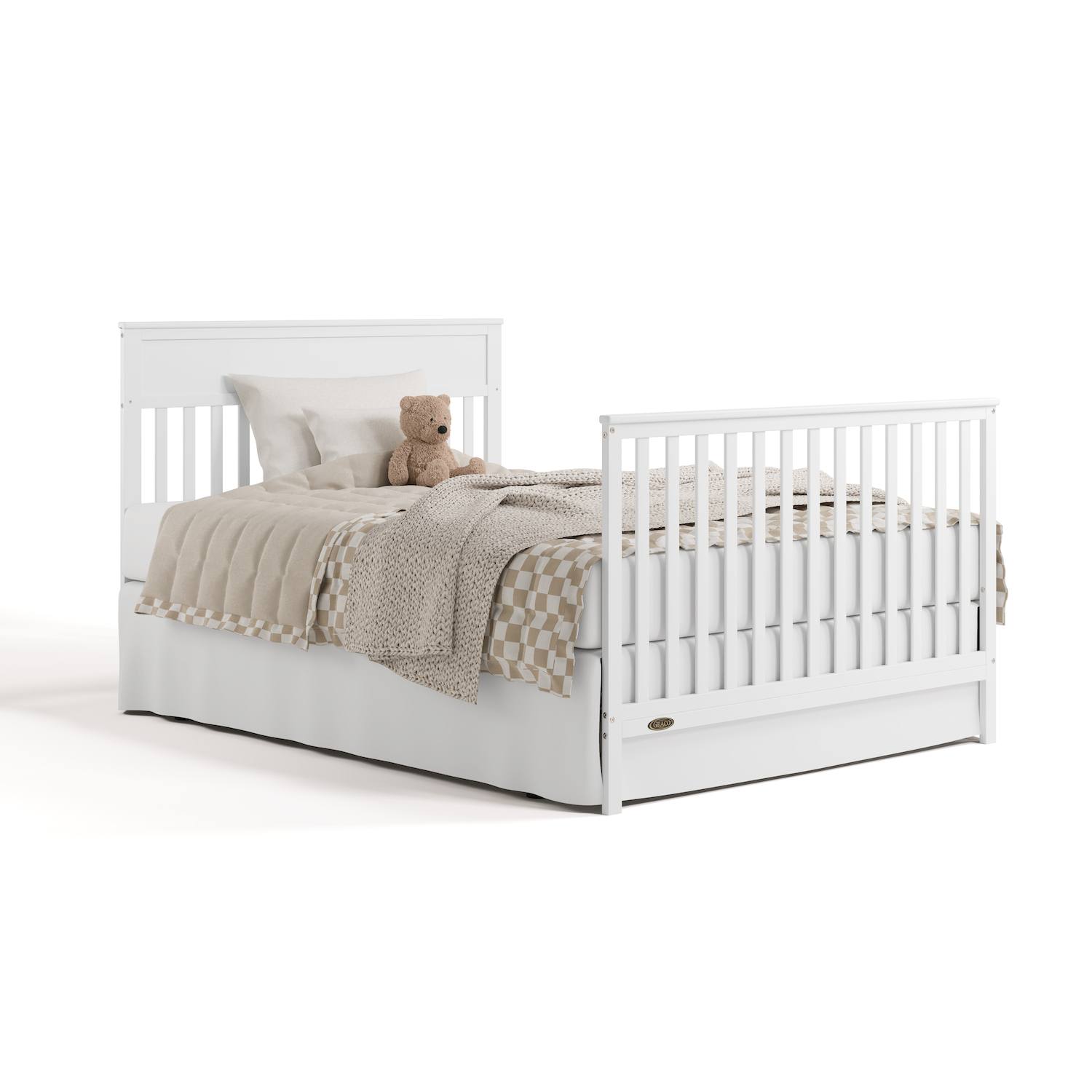 Graco Shiloh Convertible Crib with Drawer - White