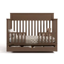 Graco Shiloh Convertible Crib with Drawer - Hazelnut
