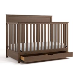 Graco Shiloh Convertible Crib with Drawer - Hazelnut